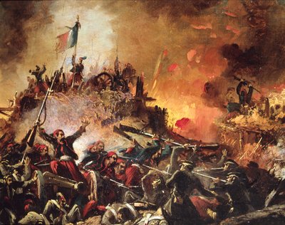 Captura de la Torre Malakoff en 1855 de French School